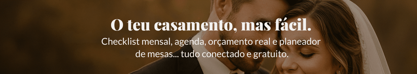 Tu boda, pero fácilO teu casamento, mas fácil. Checklist mensual, agenda, presupuesto real y planificador de mesas... todo conectado y gratis.