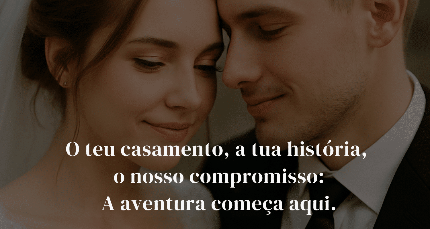 Tu boda, tu historia, nuestro compromiso La aventura comienza aquí